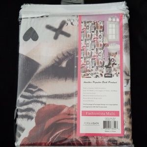 Makeup fanatic Shower curtain
